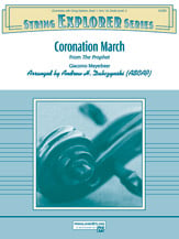 Coronation March Orchestra sheet music cover